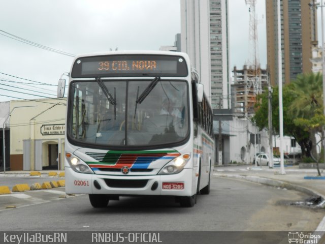 Auto Ônibus Santa Maria Transporte e Turismo 02061 na cidade de Natal, Rio Grande do Norte, Brasil, por Keylla Pinto. Número da foto: #4927058.