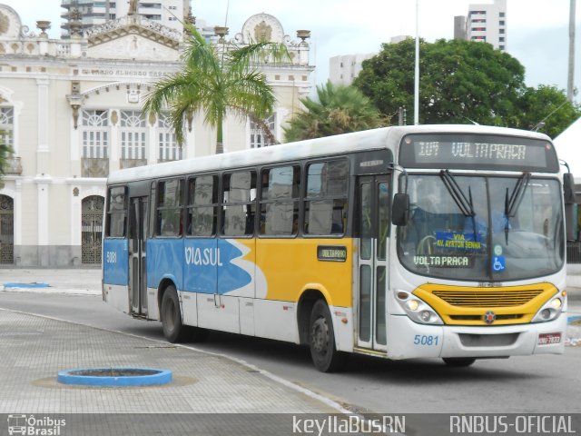 Via Sul TransFlor 5081 na cidade de Natal, Rio Grande do Norte, Brasil, por Keylla Pinto. ID da foto: 4927055.