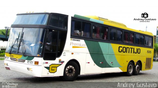 Empresa Gontijo de Transportes 15115 na cidade de Perdões, Minas Gerais, Brasil, por Andrey Gustavo. Número da foto: #4927656.