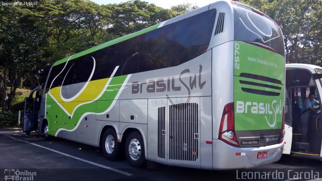 Brasil Sul Linhas Rodoviárias 2570 na cidade de Aparecida, São Paulo, Brasil, por Leonardo Carola. Número da foto: #4927855.