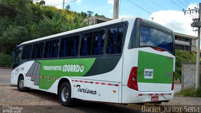 Transportes Eduardo 3131 na cidade de Mariana, Minas Gerais, Brasil, por Daniel Junior Sena. ID da foto: 4930301.