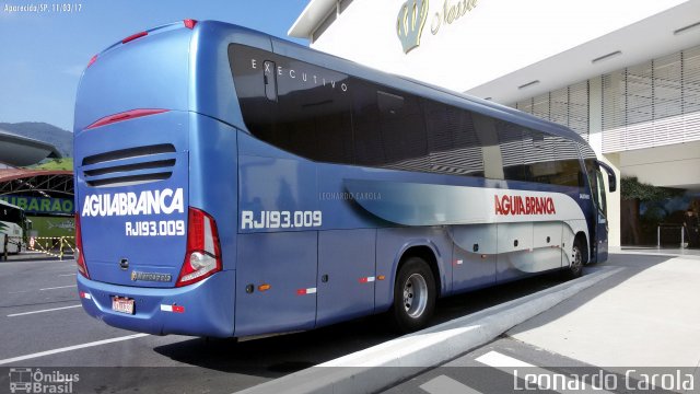 Viação Águia Branca RJ 193.009 na cidade de Aparecida, São Paulo, Brasil, por Leonardo Carola. Número da foto: #4929125.