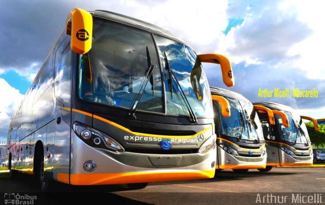 Expresso Araguari 3701 na cidade de Cascavel, Paraná, Brasil, por Carlos Júnior. Número da foto: #4930706.