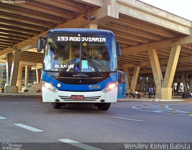 VB Transportes e Turismo 1005 na cidade de Campinas, São Paulo, Brasil, por Weslley Kelvin Batista. ID da foto: 4929448.