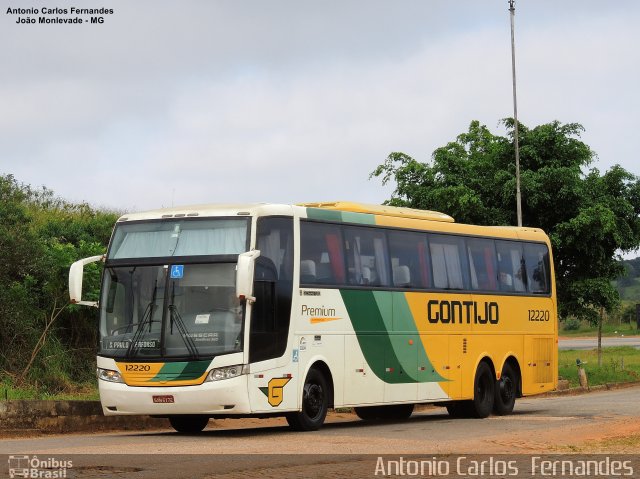 Empresa Gontijo de Transportes 12220 na cidade de João Monlevade, Minas Gerais, Brasil, por Antonio Carlos Fernandes. Número da foto: #4929624.