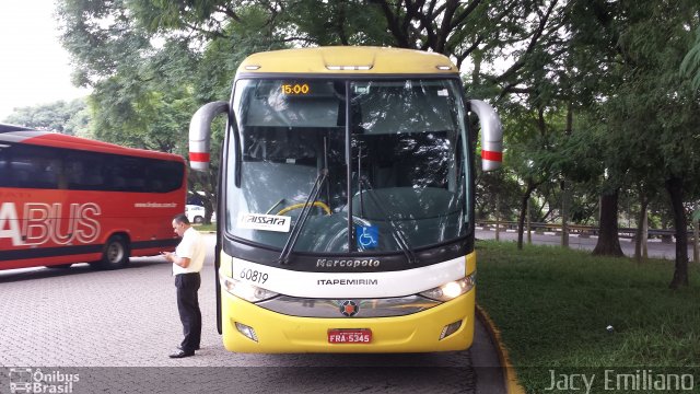 Viação Itapemirim 60819 na cidade de São Paulo, São Paulo, Brasil, por Jacy Emiliano. ID da foto: 4930176.