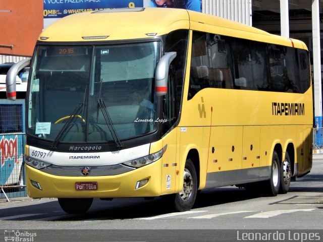 Viação Itapemirim 60797 na cidade de Rio de Janeiro, Rio de Janeiro, Brasil, por Leonardo Lopes. Número da foto: #4931029.