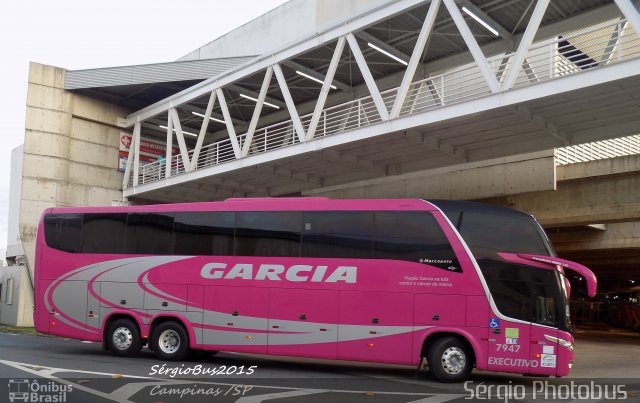 Viação Garcia 7947 na cidade de Campinas, São Paulo, Brasil, por Sérgio de Sousa Elias. ID da foto: 4929652.