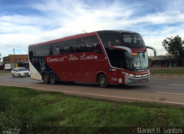 Expresso São Luiz 7960 na cidade de Abadiânia, Goiás, Brasil, por Daniel Rocha dos Santos. ID da foto: 4929784.