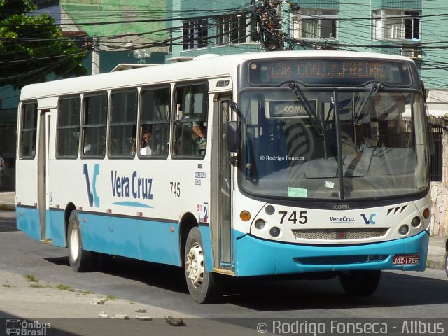 Expresso Vera Cruz 745 na cidade de Maceió, Alagoas, Brasil, por Rodrigo Fonseca. ID da foto: 4929459.