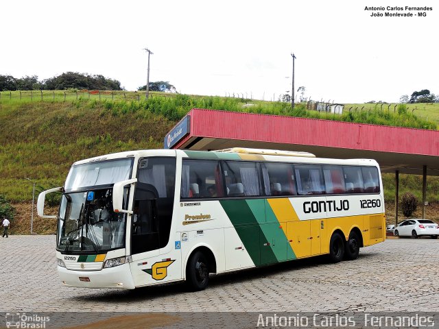 Empresa Gontijo de Transportes 12260 na cidade de João Monlevade, Minas Gerais, Brasil, por Antonio Carlos Fernandes. ID da foto: 4929610.