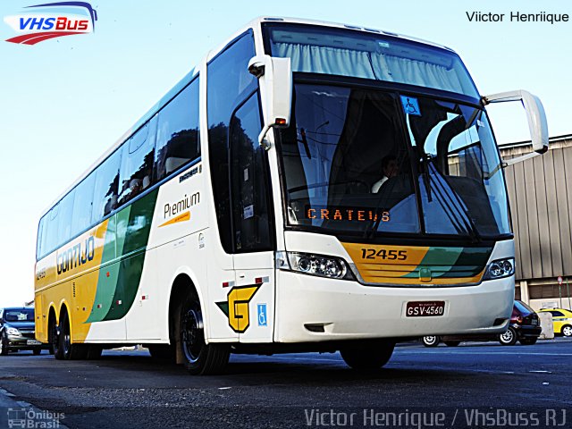Empresa Gontijo de Transportes 12455 na cidade de Rio de Janeiro, Rio de Janeiro, Brasil, por Victor Henrique. Número da foto: #4932606.