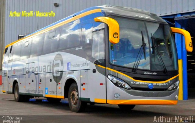 Expresso Araguari 3702 na cidade de Cascavel, Paraná, Brasil, por Carlos Júnior. Número da foto: #4931707.