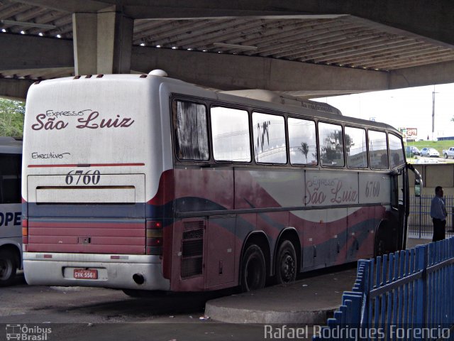 Expresso São Luiz 6760 na cidade de Aracaju, Sergipe, Brasil, por Rafael Rodrigues Forencio. Número da foto: #4931253.
