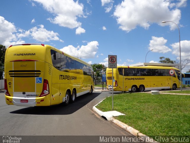 Viação Itapemirim 60667 na cidade de Brasília, Distrito Federal, Brasil, por Marlon Mendes da Silva Souza. ID da foto: 4931228.