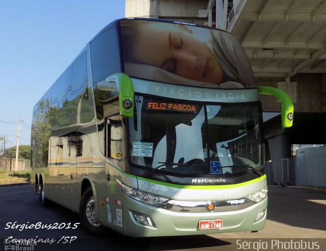 Viação Garcia 7327 na cidade de Campinas, São Paulo, Brasil, por Sérgio de Sousa Elias. Número da foto: #4931945.