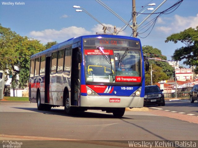 VB Transportes e Turismo VB-5081 na cidade de Itu, São Paulo, Brasil, por Weslley Kelvin Batista. ID da foto: 4933971.