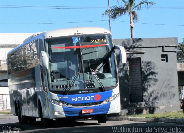 Viação Riodoce 71243 na cidade de Vitória, Espírito Santo, Brasil, por Wellington  da Silva Felix. ID da foto: 4933855.