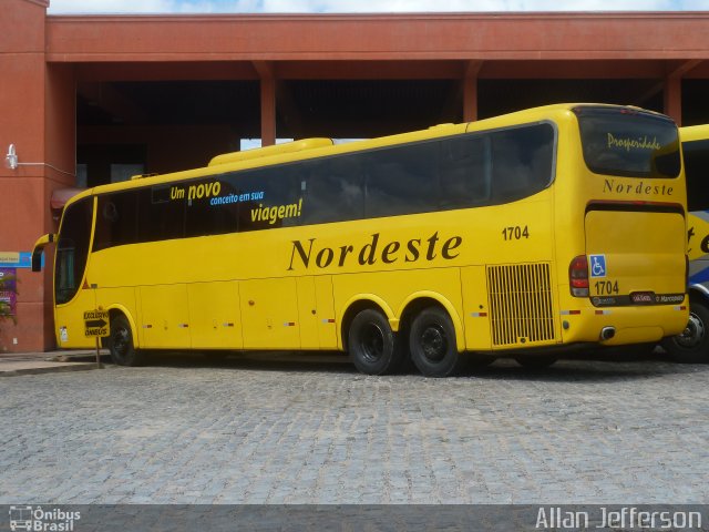 Viação Nordeste 1704 na cidade de Lajes, Rio Grande do Norte, Brasil, por Allan Jefferson. Número da foto: #4934404.