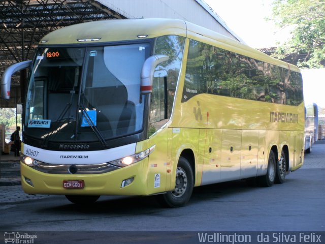 Viação Itapemirim 60607 na cidade de Vitória, Espírito Santo, Brasil, por Wellington  da Silva Felix. Número da foto: #4933811.
