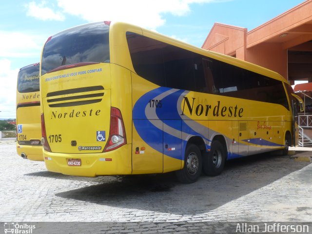 Viação Nordeste 1705 na cidade de Lajes, Rio Grande do Norte, Brasil, por Allan Jefferson. Número da foto: #4934410.
