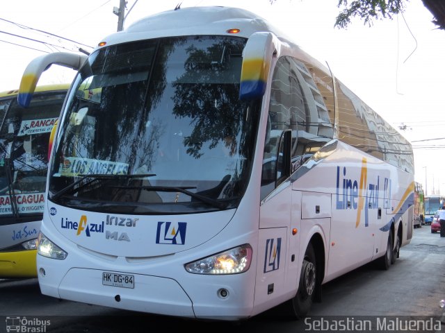 Buses Linea Azul  na cidade de , por Sebastian Andres Maluenda. ID da foto: 4935069.