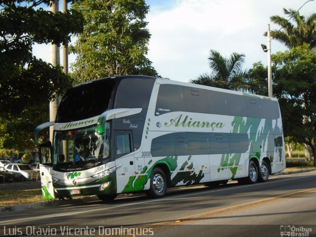 Aliança Turismo 3008 na cidade de Campos dos Goytacazes, Rio de Janeiro, Brasil, por Luis Otávio Vicente Domingues. ID da foto: 4935522.