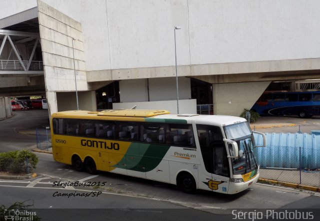 Empresa Gontijo de Transportes 12590 na cidade de Campinas, São Paulo, Brasil, por Sérgio de Sousa Elias. ID da foto: 4936529.