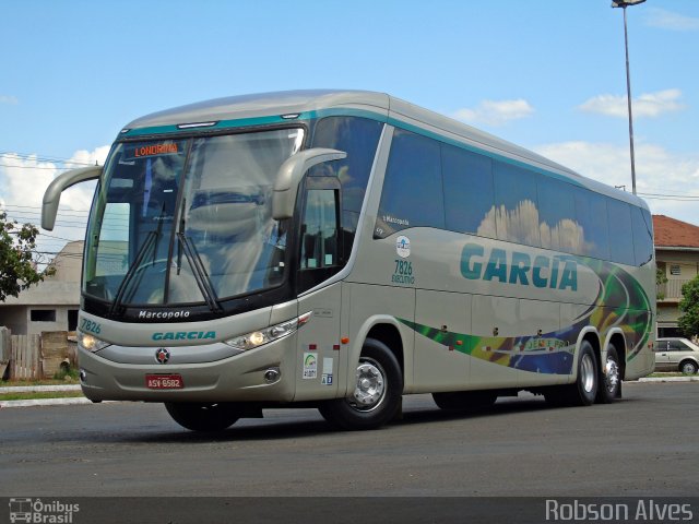 Viação Garcia 7826 na cidade de Paranavaí, Paraná, Brasil, por Robson Alves. Número da foto: #4936407.