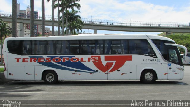 Viação Teresópolis RJ 203.029 na cidade de Aparecida, São Paulo, Brasil, por Alex Ramos Ribeiro. Número da foto: #4937216.