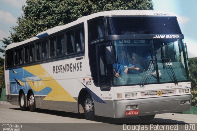 Viação Resendense 3120 na cidade de São Paulo, São Paulo, Brasil, por Douglas Paternezi. Número da foto: #4936920.