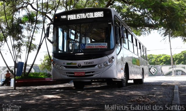 Viação Indaiatubana 123457 na cidade de Indaiatuba, São Paulo, Brasil, por Matheus Gabriel dos Santos. ID da foto: 4936791.