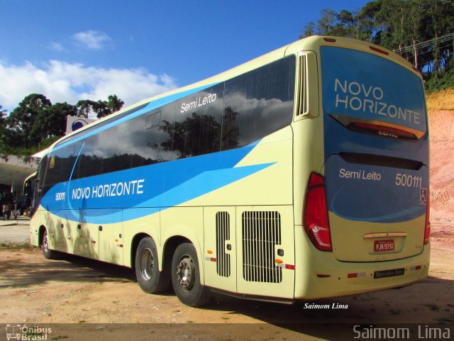 Viação Novo Horizonte 500111 na cidade de Domingos Martins, Espírito Santo, Brasil, por Saimom  Lima. Número da foto: #4936160.