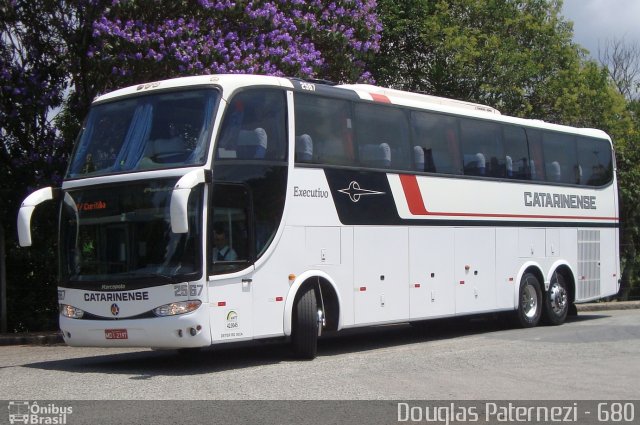 Auto Viação Catarinense 2567 na cidade de Curitiba, Paraná, Brasil, por Douglas Paternezi. ID da foto: 4936897.