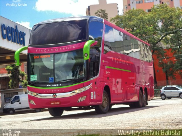 Viação Garcia 7279 na cidade de Sorocaba, São Paulo, Brasil, por Weslley Kelvin Batista. ID da foto: 4939019.