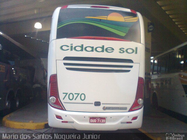 Viação Cidade Sol 7070 na cidade de Salvador, Bahia, Brasil, por Mario dos Santos Nogueira Junior. Número da foto: #4937871.