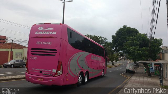 Viação Garcia 7239 na cidade de Ponta Grossa, Paraná, Brasil, por Carlynhos Piske. Número da foto: #4938818.