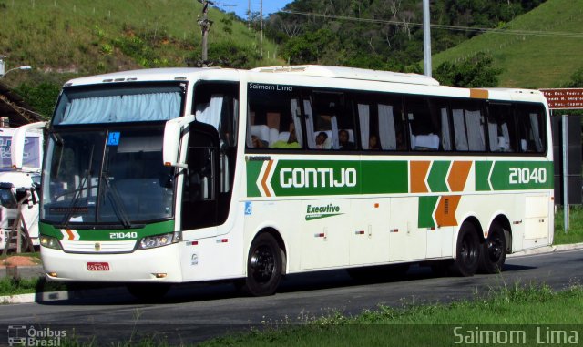 Empresa Gontijo de Transportes 21040 na cidade de Viana, Espírito Santo, Brasil, por Saimom  Lima. ID da foto: 4939526.