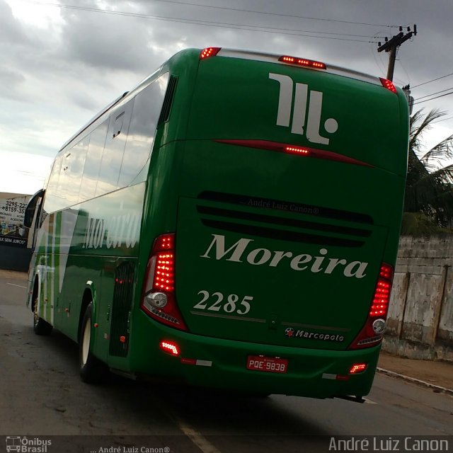 Empresa de Transportes e Turismo Moreira 2285 na cidade de Goiânia, Goiás, Brasil, por André Luiz Canon. Número da foto: #4937744.