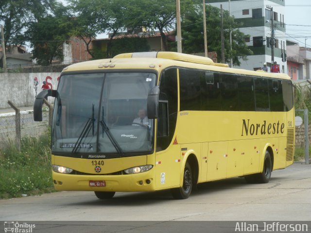 Viação Nordeste 1340 na cidade de Natal, Rio Grande do Norte, Brasil, por Allan Jefferson. Número da foto: #4938723.