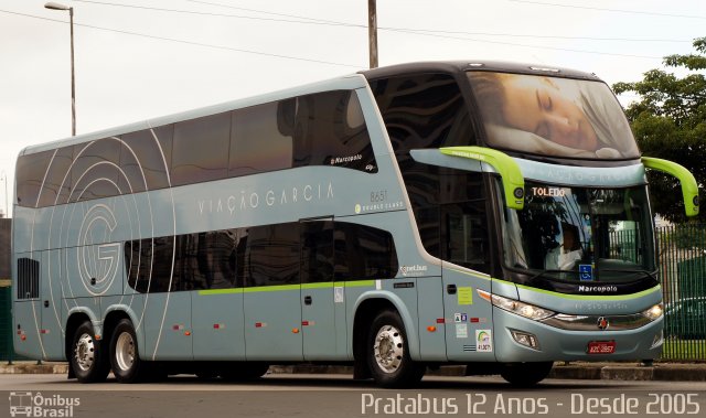Viação Garcia 8651 na cidade de São Paulo, São Paulo, Brasil, por Cristiano Soares da Silva. Número da foto: #4939219.