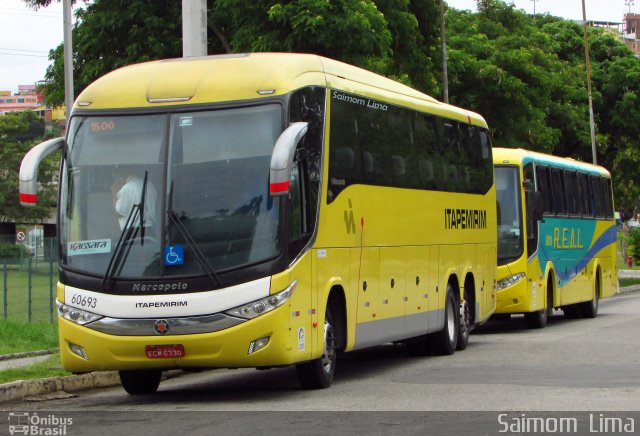 Viação Itapemirim 60693 na cidade de Vitória, Espírito Santo, Brasil, por Saimom  Lima. ID da foto: 4941737.