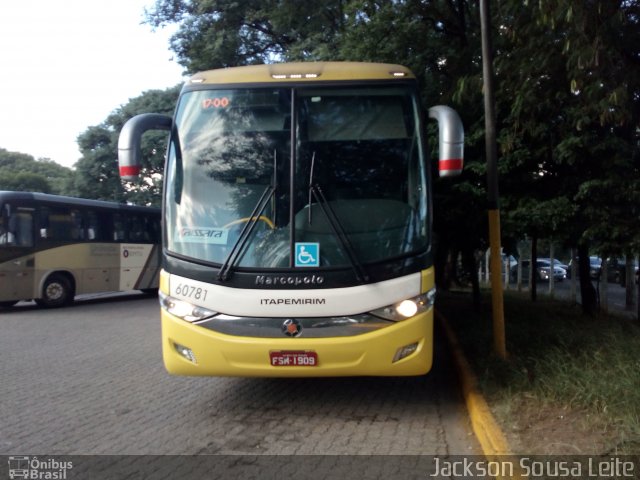 Viação Itapemirim 60781 na cidade de São Paulo, São Paulo, Brasil, por Jackson Sousa Leite. Número da foto: #4942105.