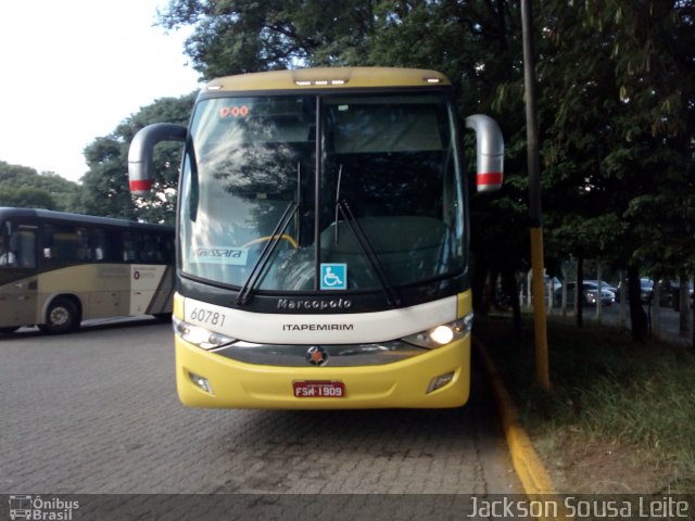 Viação Itapemirim 60781 na cidade de São Paulo, São Paulo, Brasil, por Jackson Sousa Leite. ID da foto: 4942105.