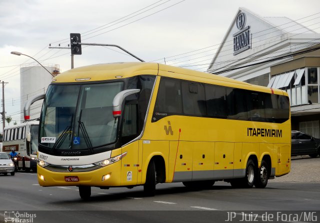 Viação Itapemirim 60807 na cidade de Juiz de Fora, Minas Gerais, Brasil, por João Paulo da Silva. ID da foto: 4940182.