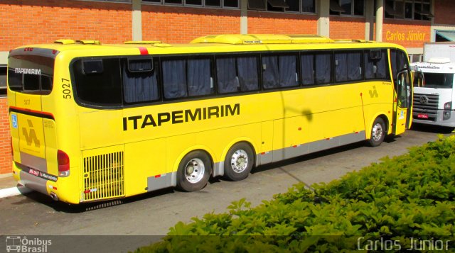 Viação Itapemirim 5027 na cidade de Goiânia, Goiás, Brasil, por Carlos Júnior. Número da foto: #4941674.