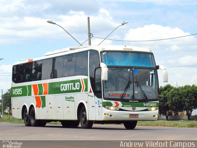 Empresa Gontijo de Transportes 14585 na cidade de Pirapora, Minas Gerais, Brasil, por Andrew Campos. Número da foto: #4941152.