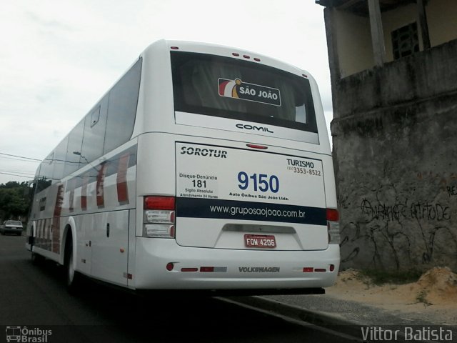 São João Votorantim - Sorotur Turismo 9150 na cidade de Sorocaba, São Paulo, Brasil, por Vittor Batista. Número da foto: #4940670.