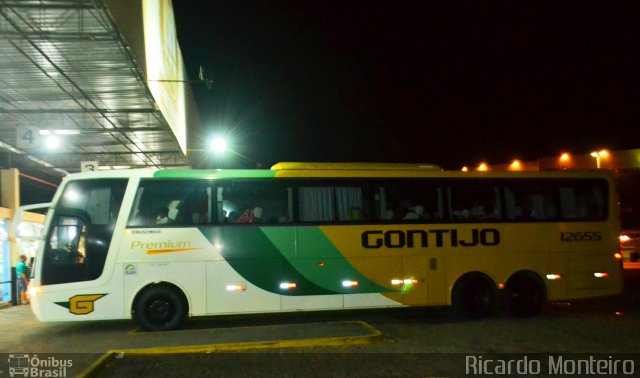 Empresa Gontijo de Transportes 12655 na cidade de Viana, Espírito Santo, Brasil, por Ricardo Silva Monteiro. ID da foto: 4941866.