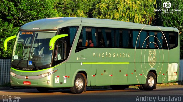 Viação Garcia 7837 na cidade de Curitiba, Paraná, Brasil, por Andrey Gustavo. ID da foto: 4940059.